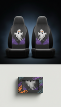 Haunted Ghost headrest cover pair