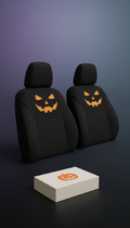 Jack O'Lantern headrest cover pair