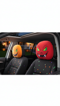 Ghoul Grin Headrest Covers with Fangs